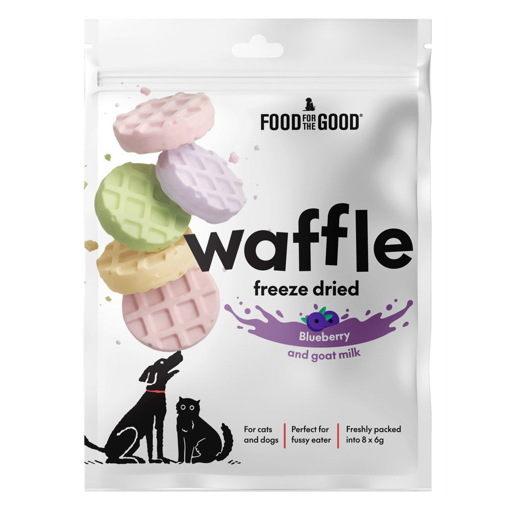 Food For The Good - Waffle Freeze Dried Treats for Cats & Dogs 48g