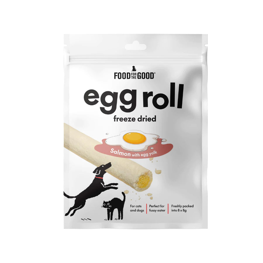 Food for the Good Egg Roll Freeze-Dried Treats For Cats & Dogs 64g
