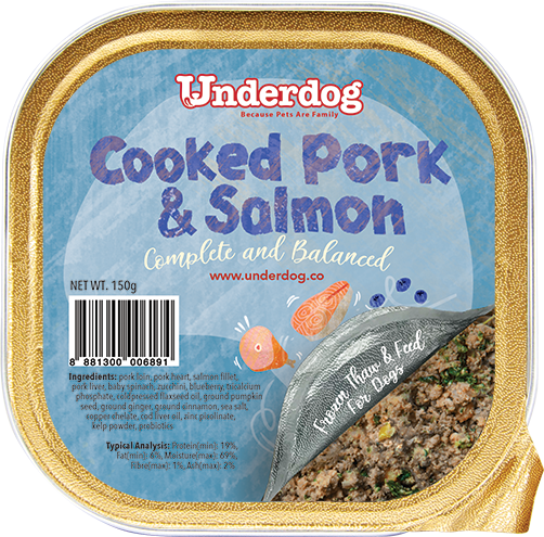 UNDERDOG Frozen Cooked Dog Food (Mix & Match)