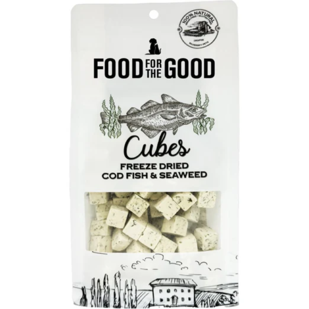 FOOD FOR THE GOOD FREEZE DRIED COD FISH AND SEAWEED – The Grooming Angels