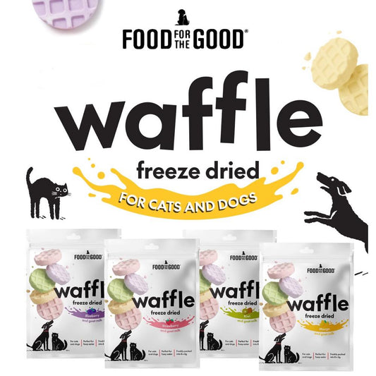 Food For The Good - Waffle Freeze Dried Treats for Cats & Dogs 48g