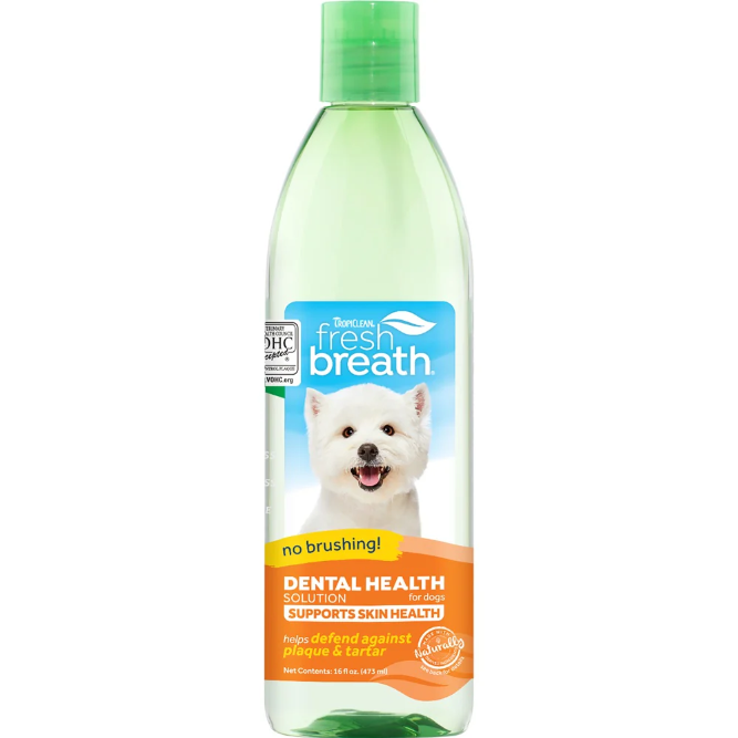 Tropiclean Fresh Breath Oral Care Water Additive For Dogs 16oz