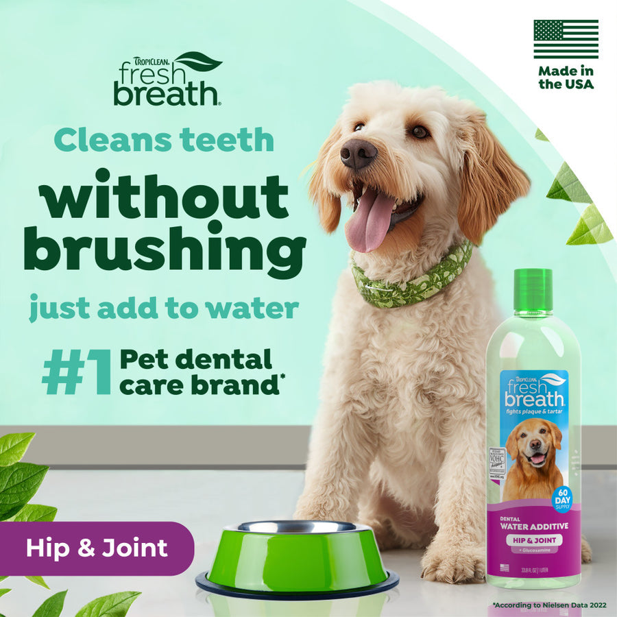 Tropiclean Fresh Breath Oral Care Water Additive For Dogs 16oz