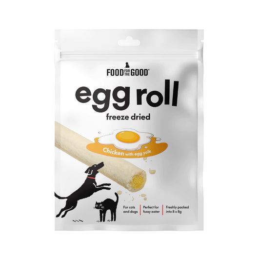 Food for the Good Egg Roll Freeze-Dried Treats For Cats & Dogs 64g