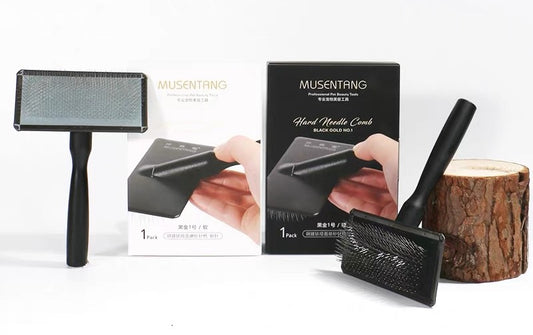 Musentang Slicker Brush — Soft & Hard Bristle