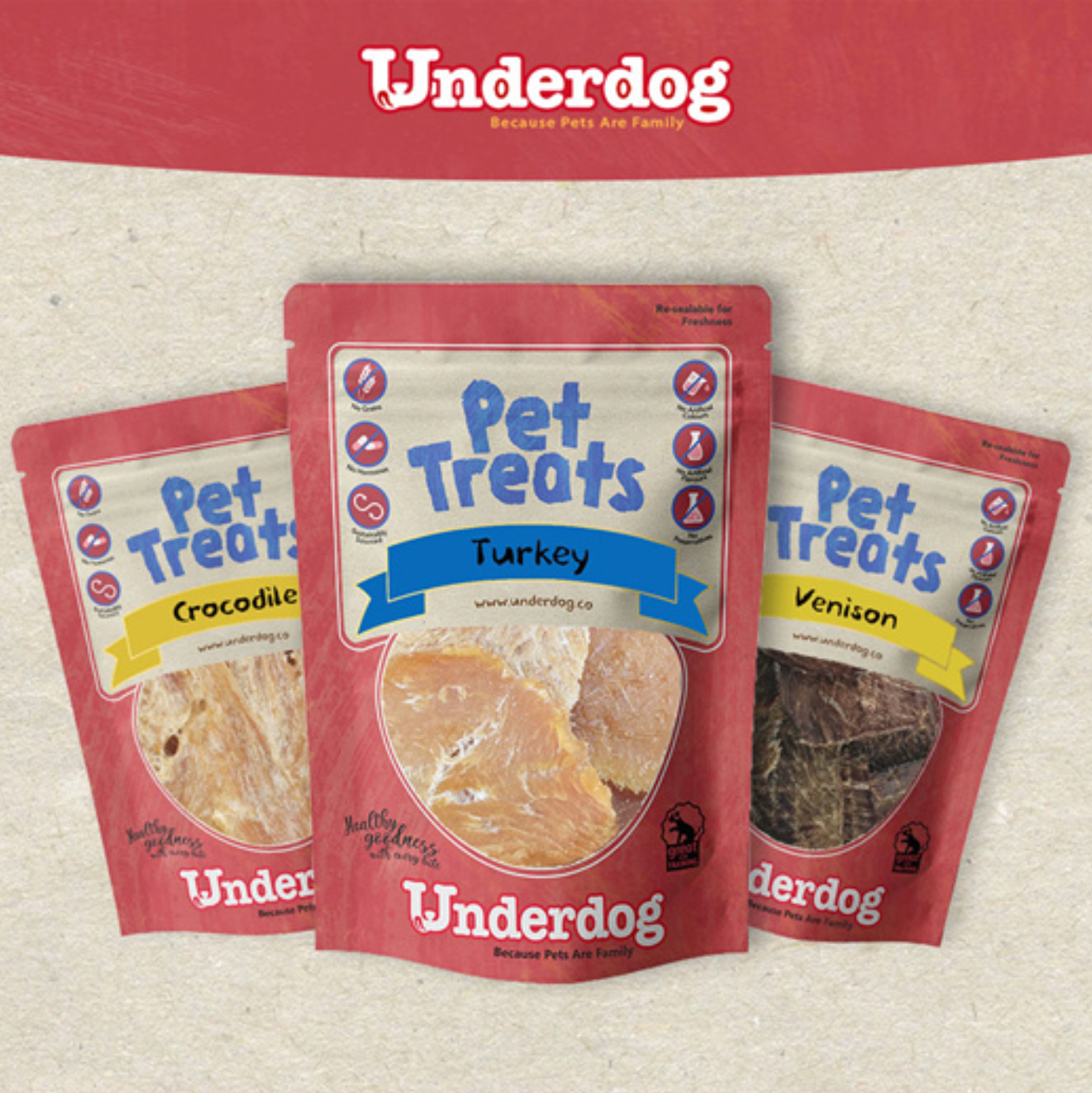 Underdog Air Dried Dog Treats